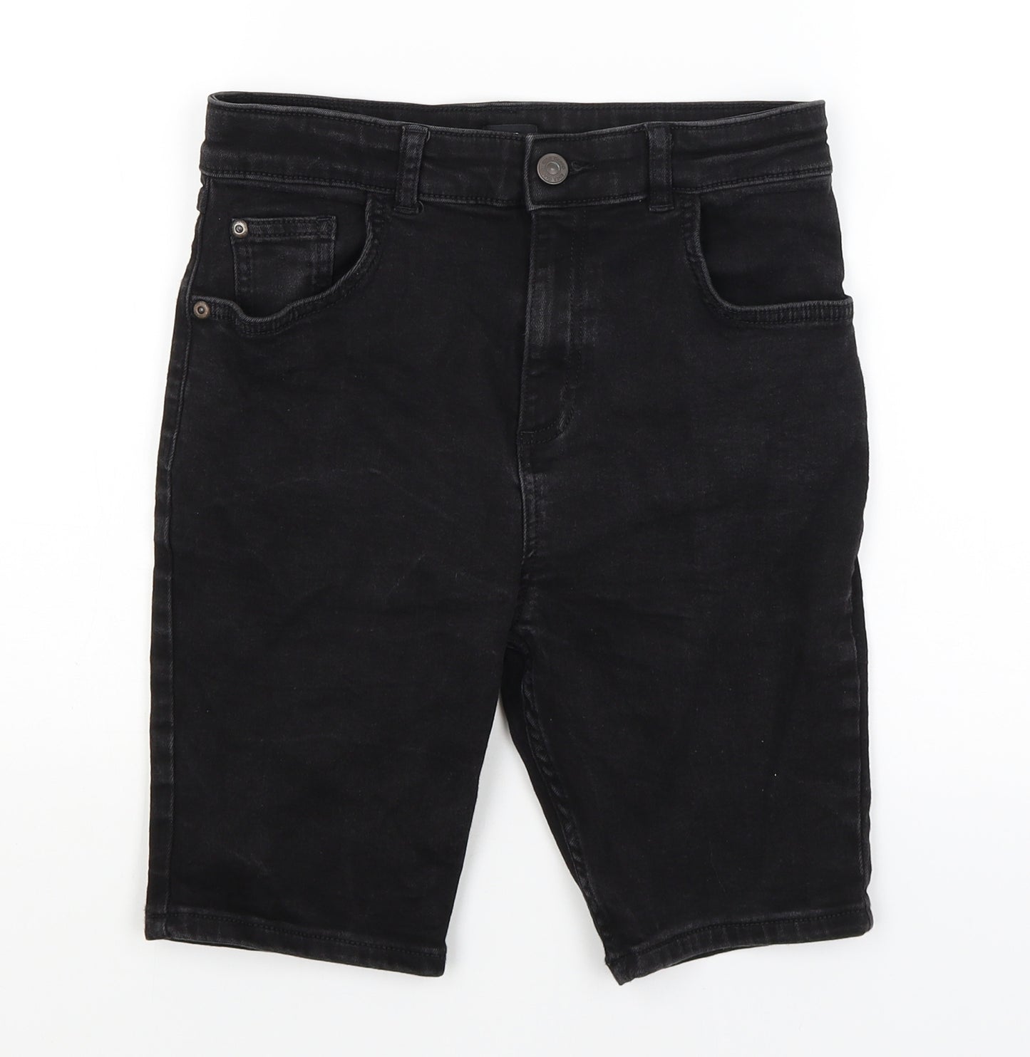 River Island Boys Black   Bermuda Shorts Size 11-12 Years