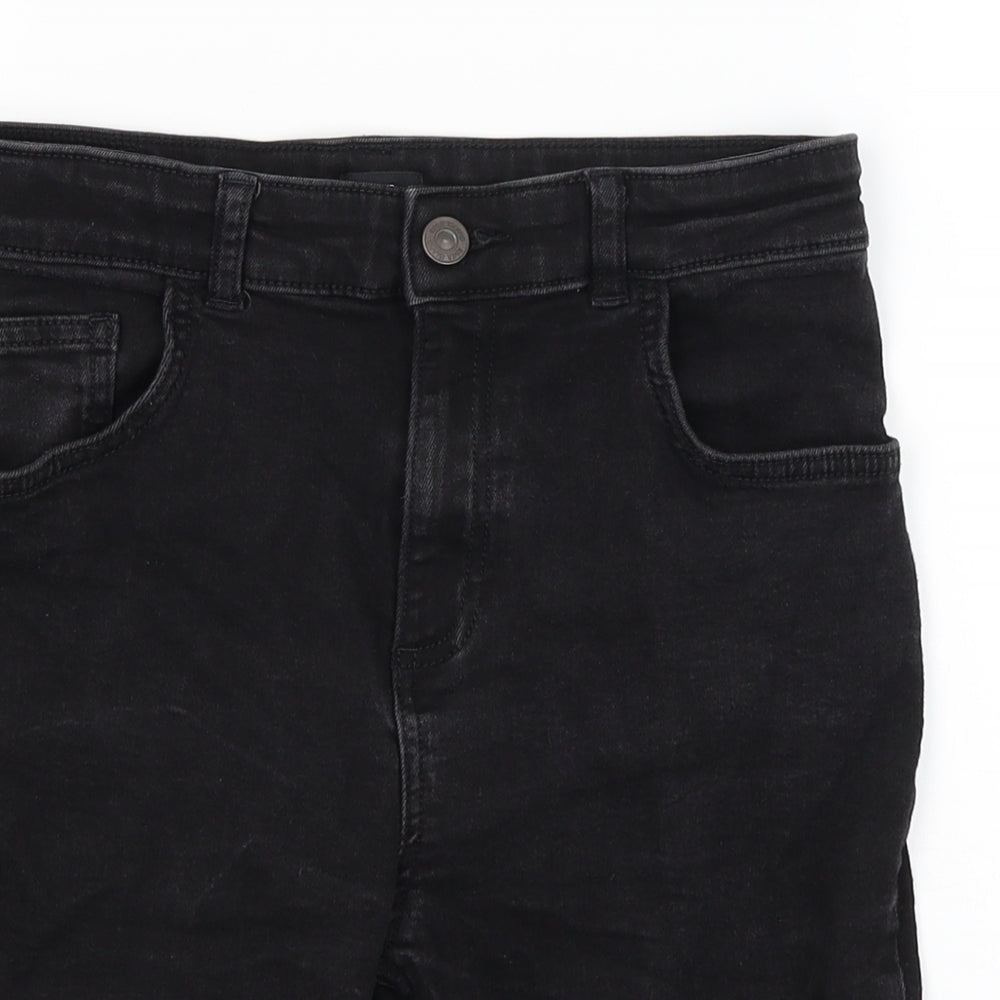 River Island Boys Black   Bermuda Shorts Size 11-12 Years