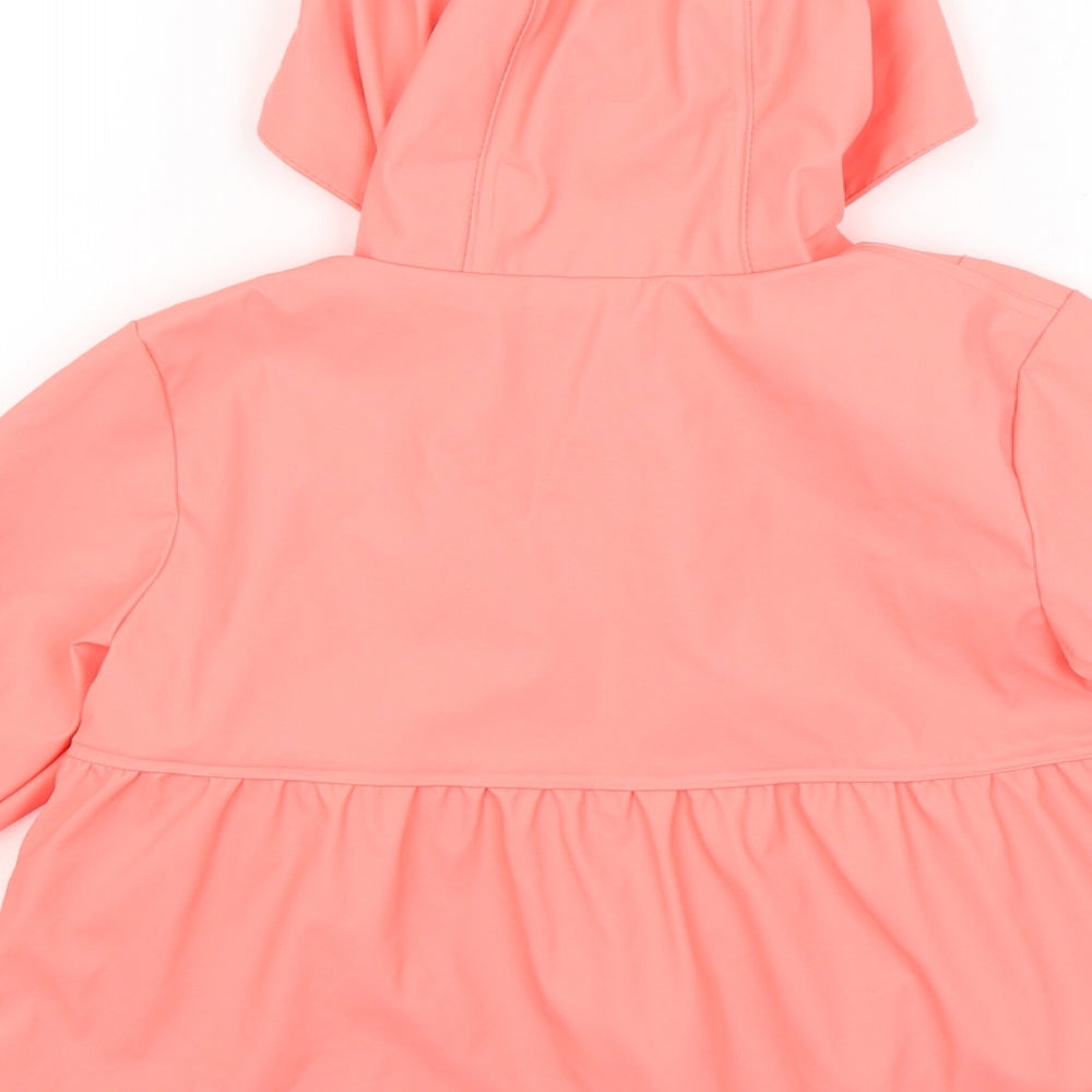 Joules Girls Pink   Rain Coat Coat Size 3 Years