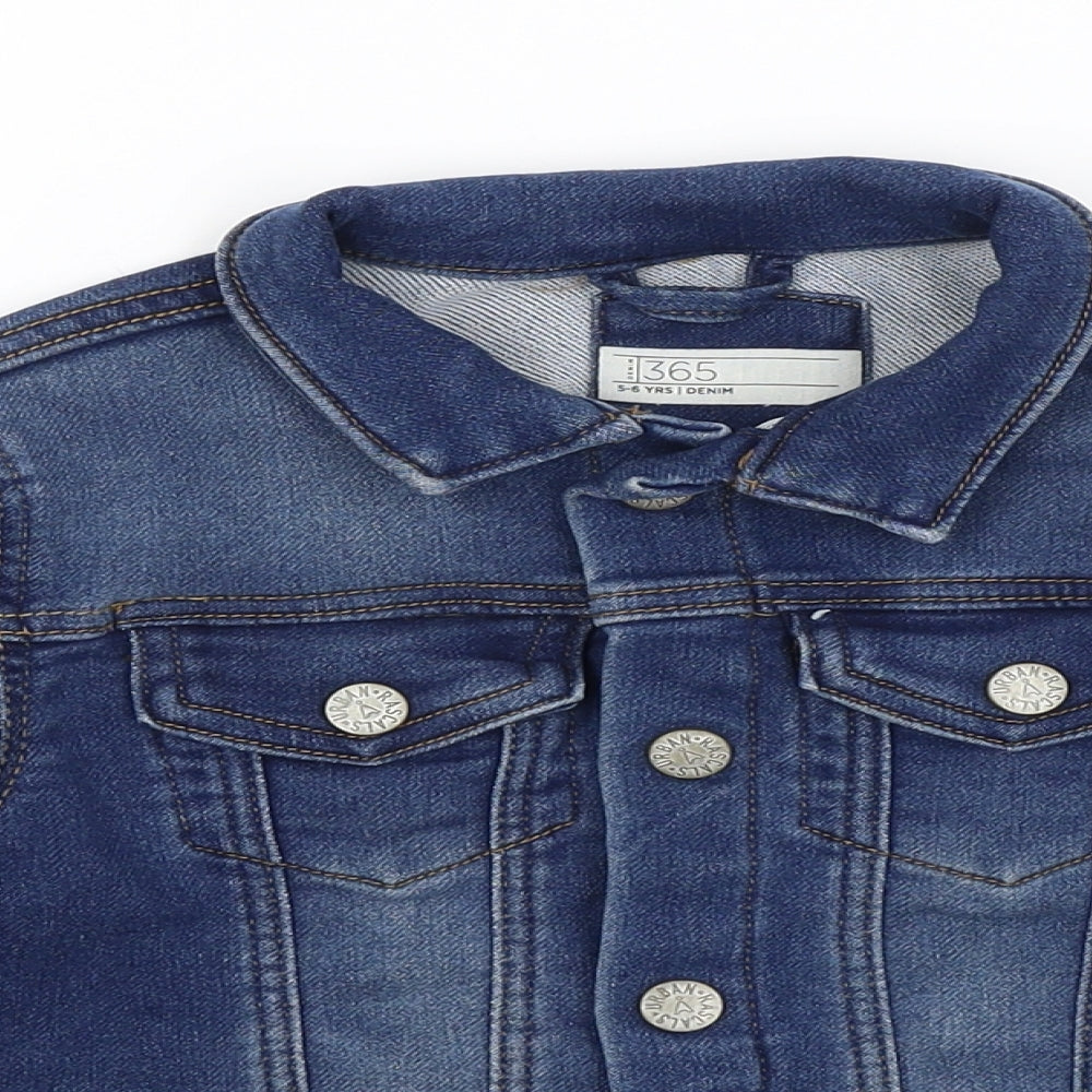Denim 365 Boys Blue   Jacket  Size 5-6 Years