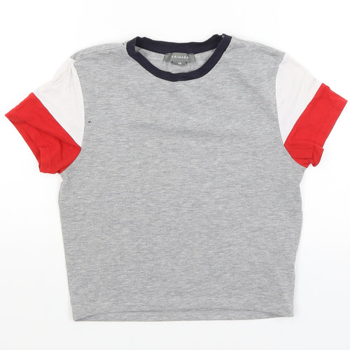 Primark Womens Grey   Basic T-Shirt Size XS