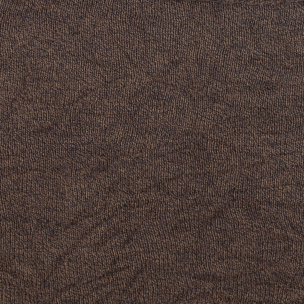 H&M Womens Brown   Quilted Poncho Size S