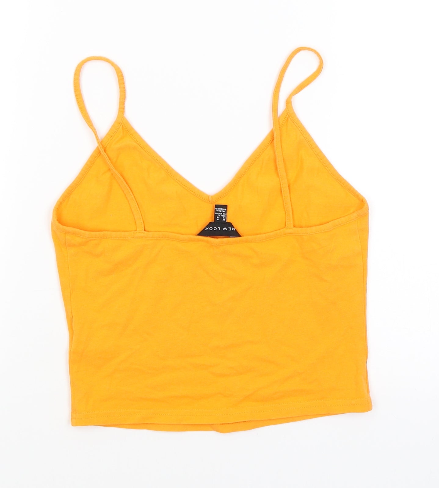 New Look Womens Orange   Cropped Tank Size 10