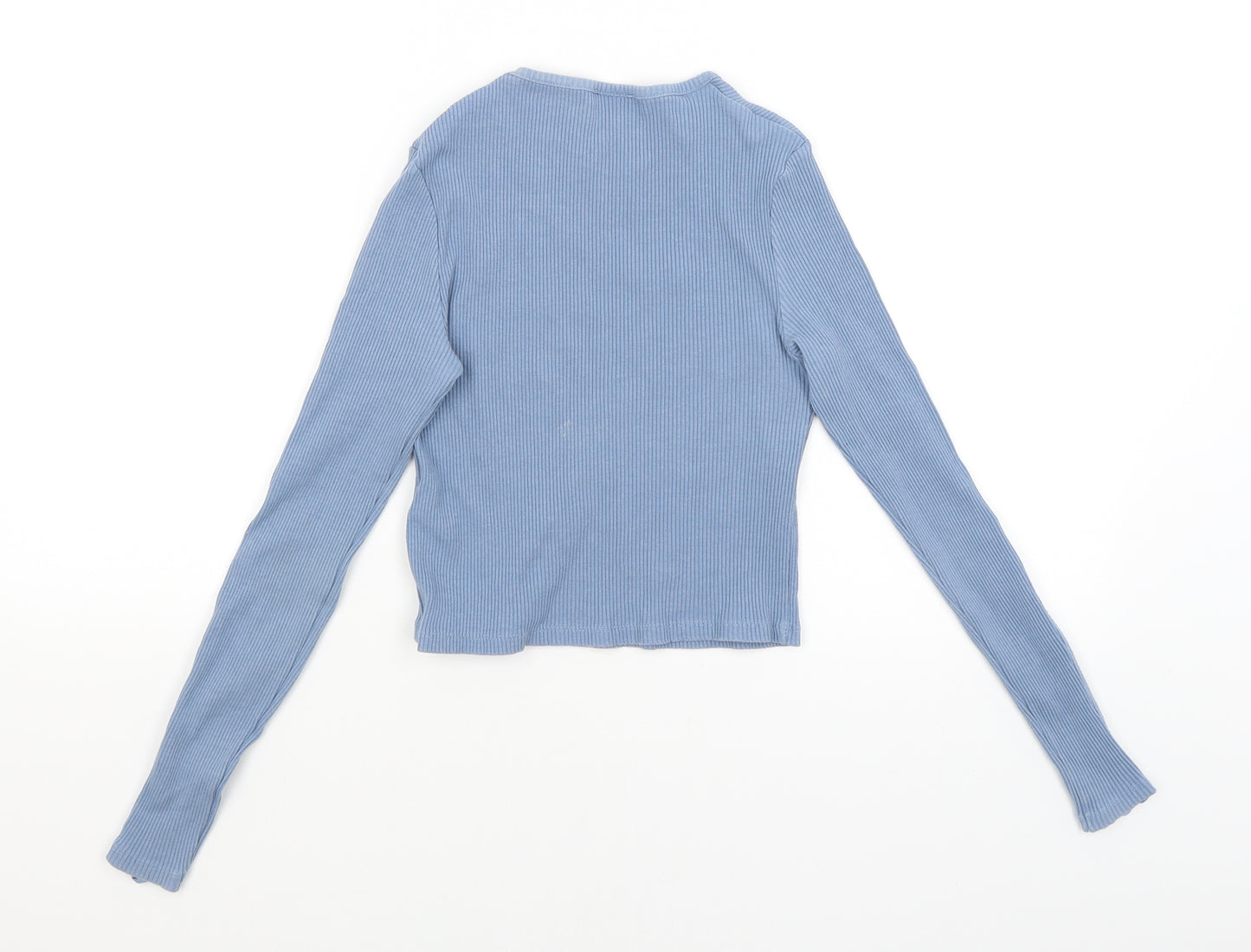 Topshop Womens Blue   Basic T-Shirt Size 10