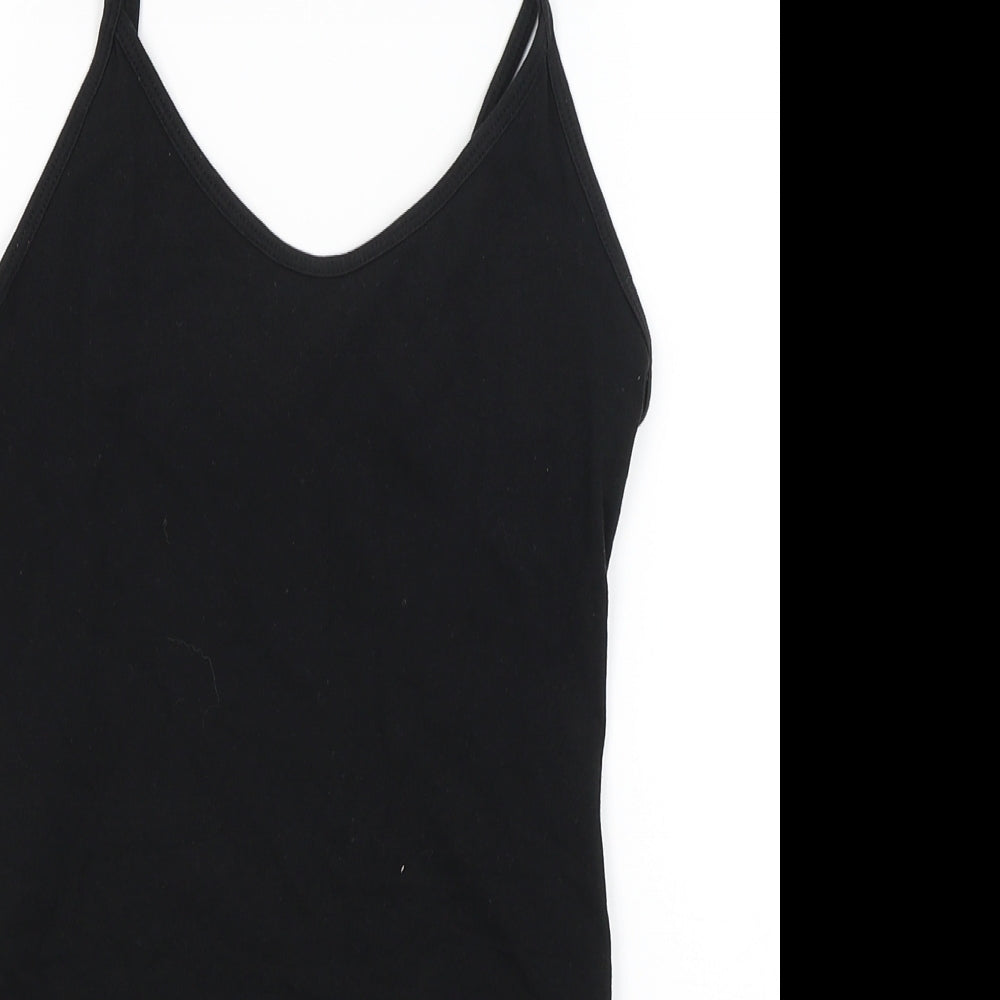 FOREVER 21 Womens Black   Bodysuit One-Piece Size S