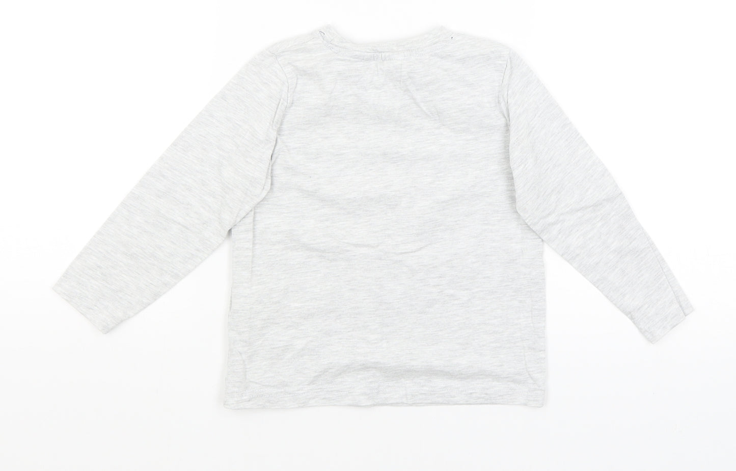 Primark Boys Grey   Basic T-Shirt Size 2-3 Years  - Batman