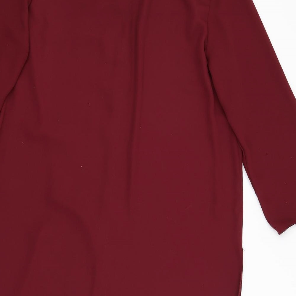 George Womens Red   Basic Blouse Size 12