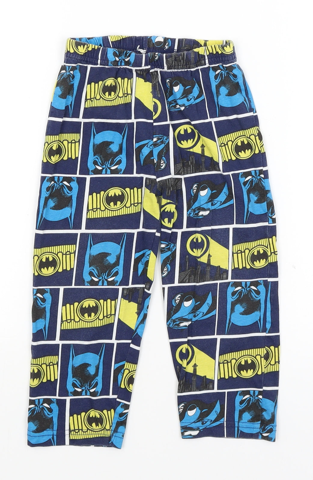 Primark Boys Blue Solid   Pyjama Pants Size 2-3 Years  - Batman