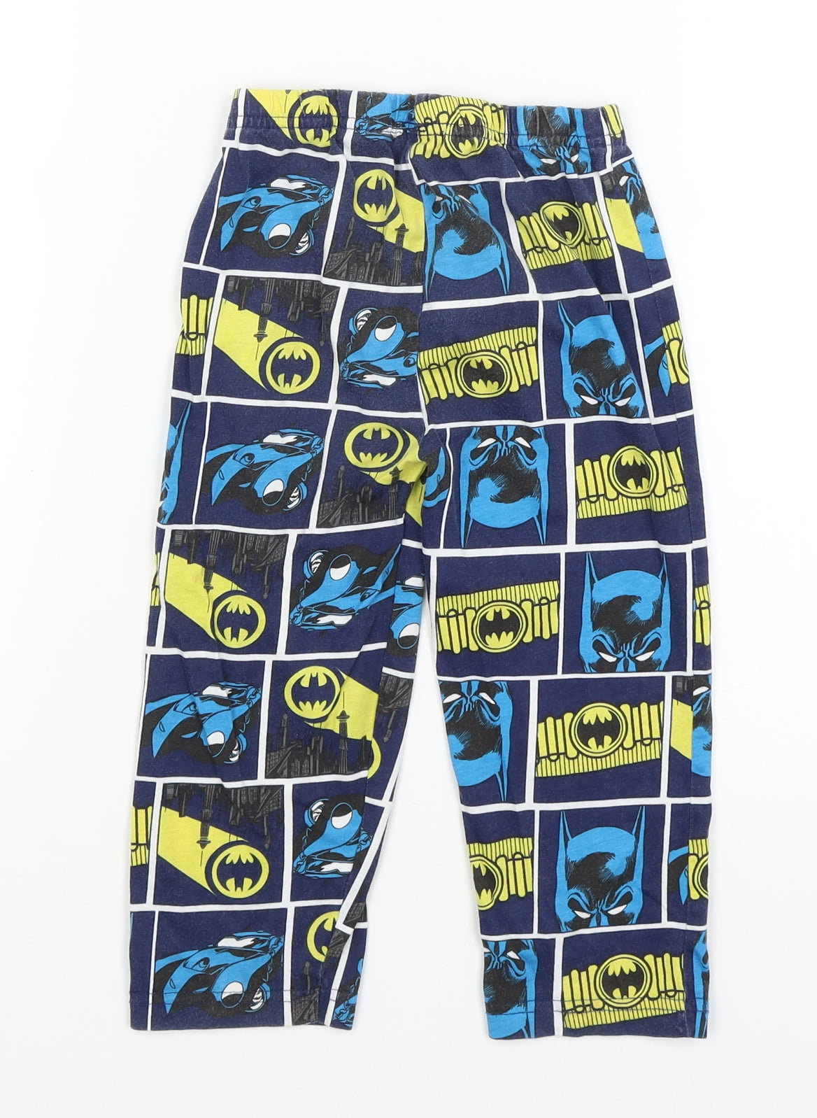 Primark Boys Blue Solid   Pyjama Pants Size 2-3 Years  - Batman