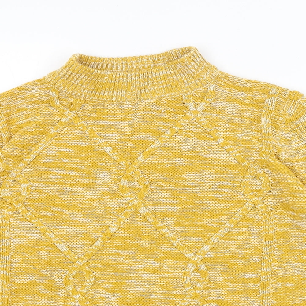 Papaya Womens Yellow   Pullover Jumper Size M