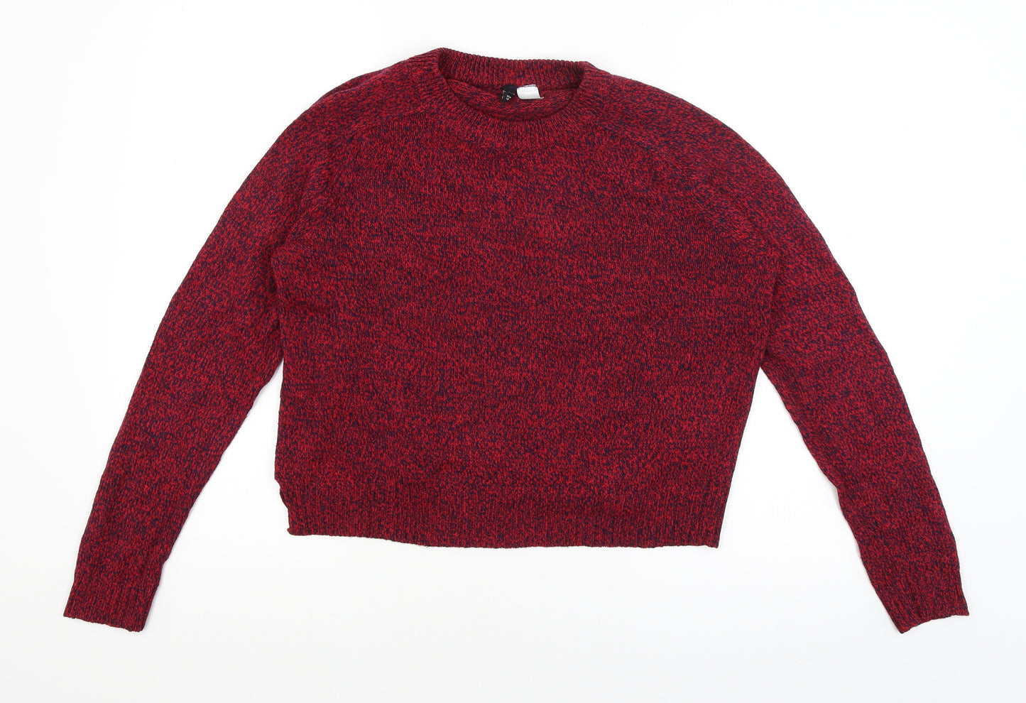 Divided Womens Red   Pullover Jumper Size S