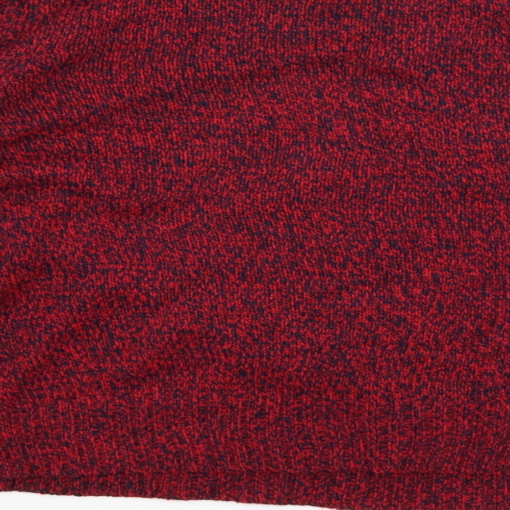 Divided Womens Red   Pullover Jumper Size S