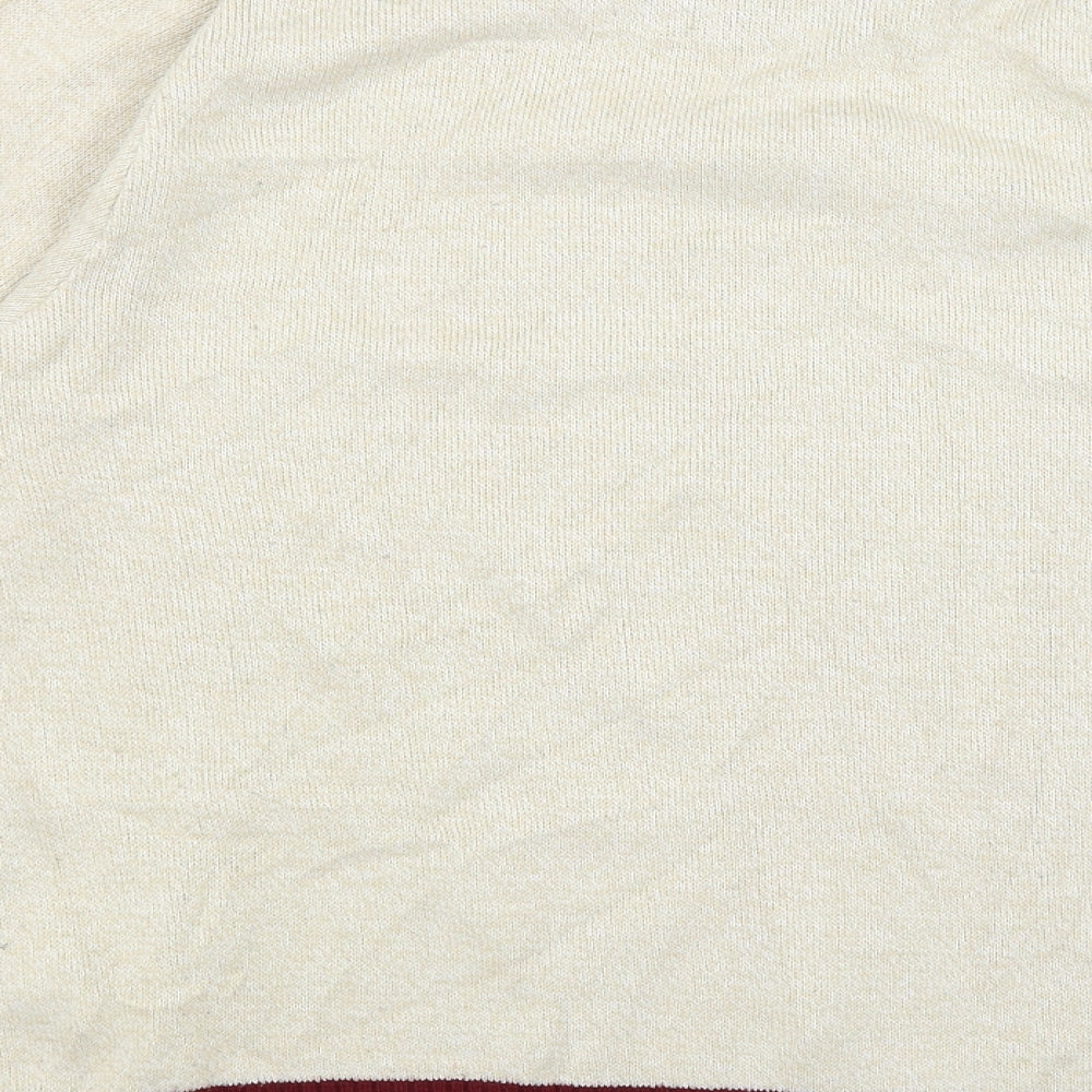 Boohoo Man Mens Beige   Pullover Jumper Size S