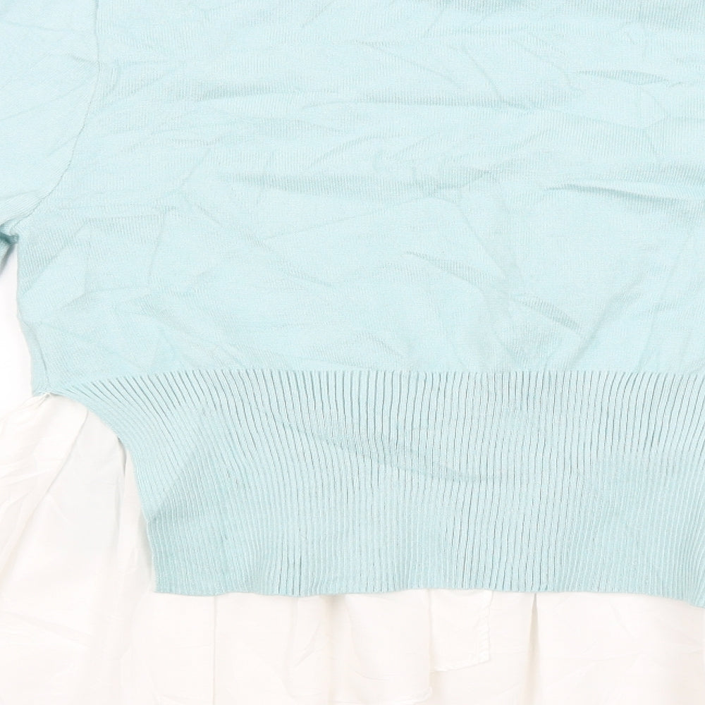 Luzabelle Womens Blue   Pullover Jumper Size 10