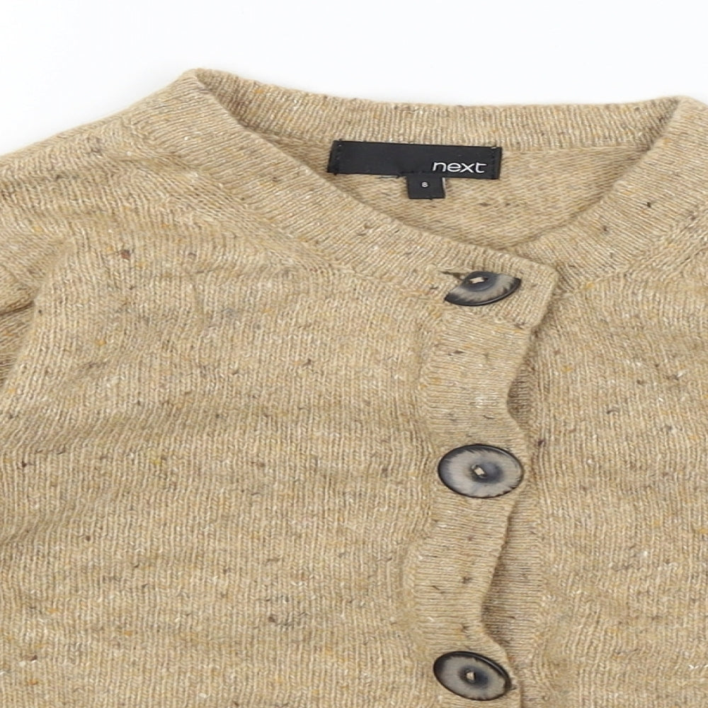 NEXT Womens Brown   Cardigan Jumper Size 8