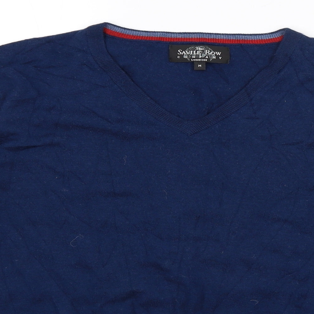 Saville Row Mens Blue   Pullover Jumper Size M