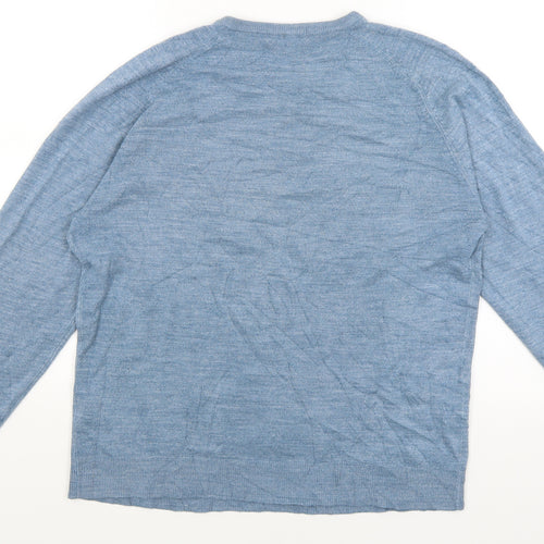 Blue Harbour Mens Blue   Pullover Jumper Size M