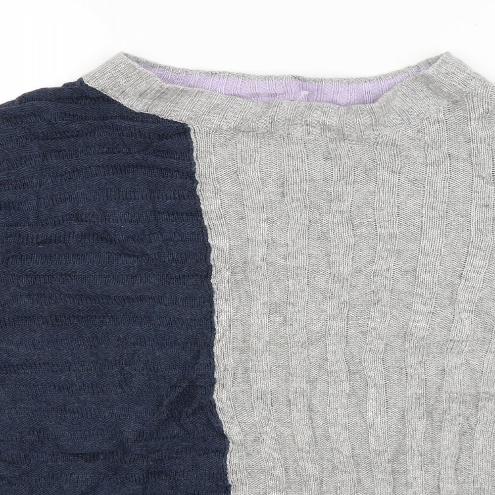 M&S Womens Grey   Pullover Jumper Size M