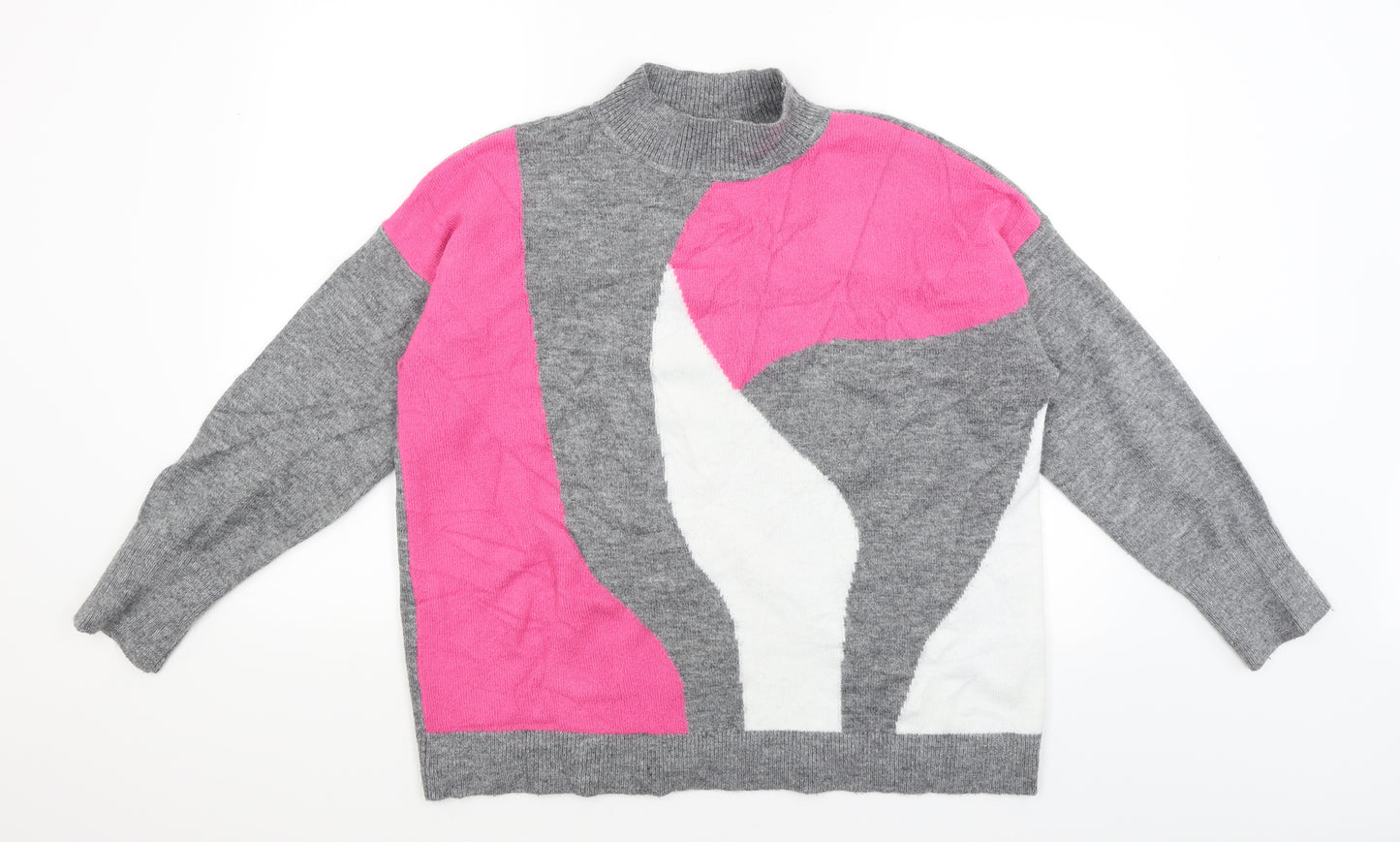 Wallis Womens Grey   Pullover Jumper Size M