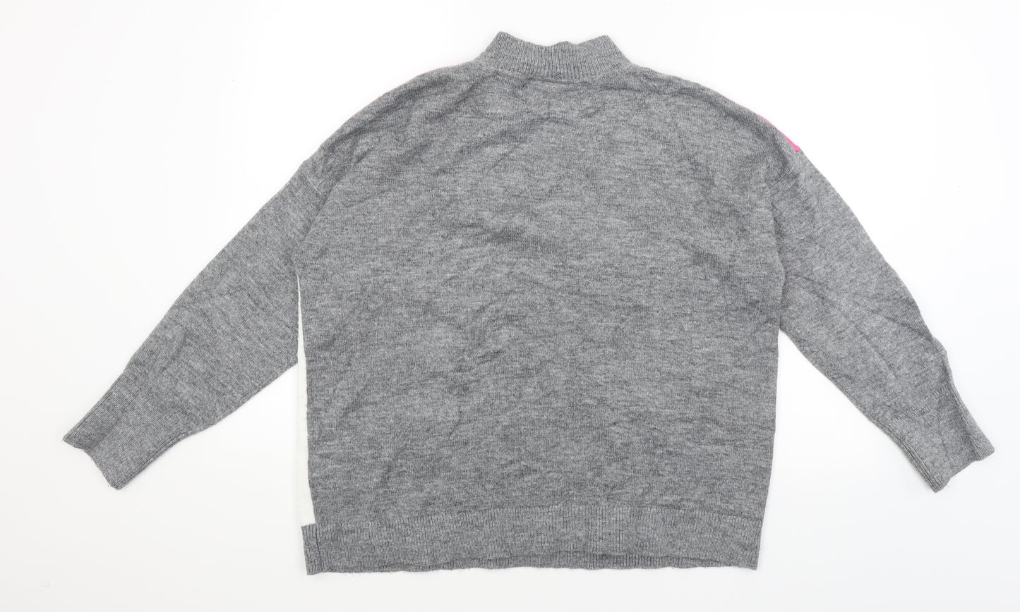 Wallis Womens Grey   Pullover Jumper Size M