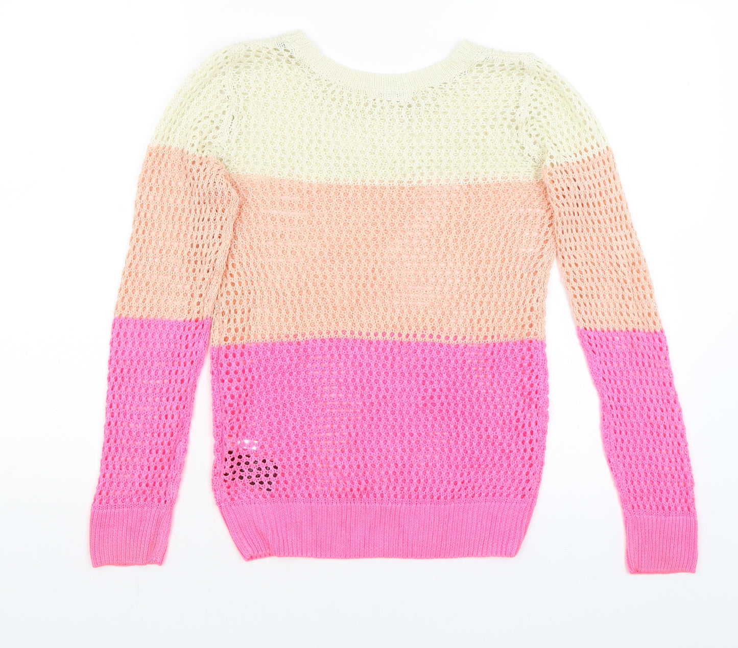 H&M Girls Pink   Pullover Jumper Size 13-14 Years