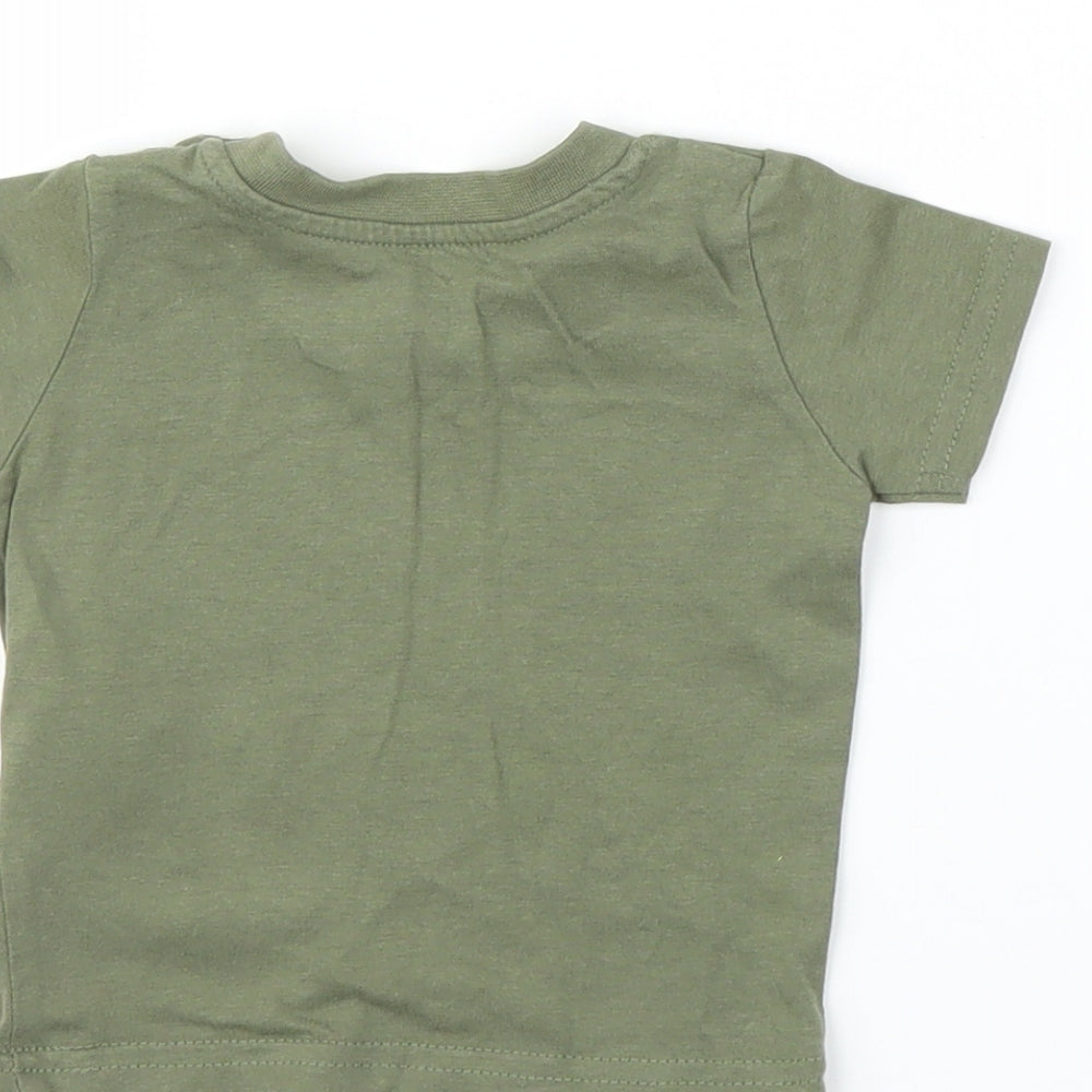 Primark Boys Green   Basic T-Shirt Size 0-3 Months