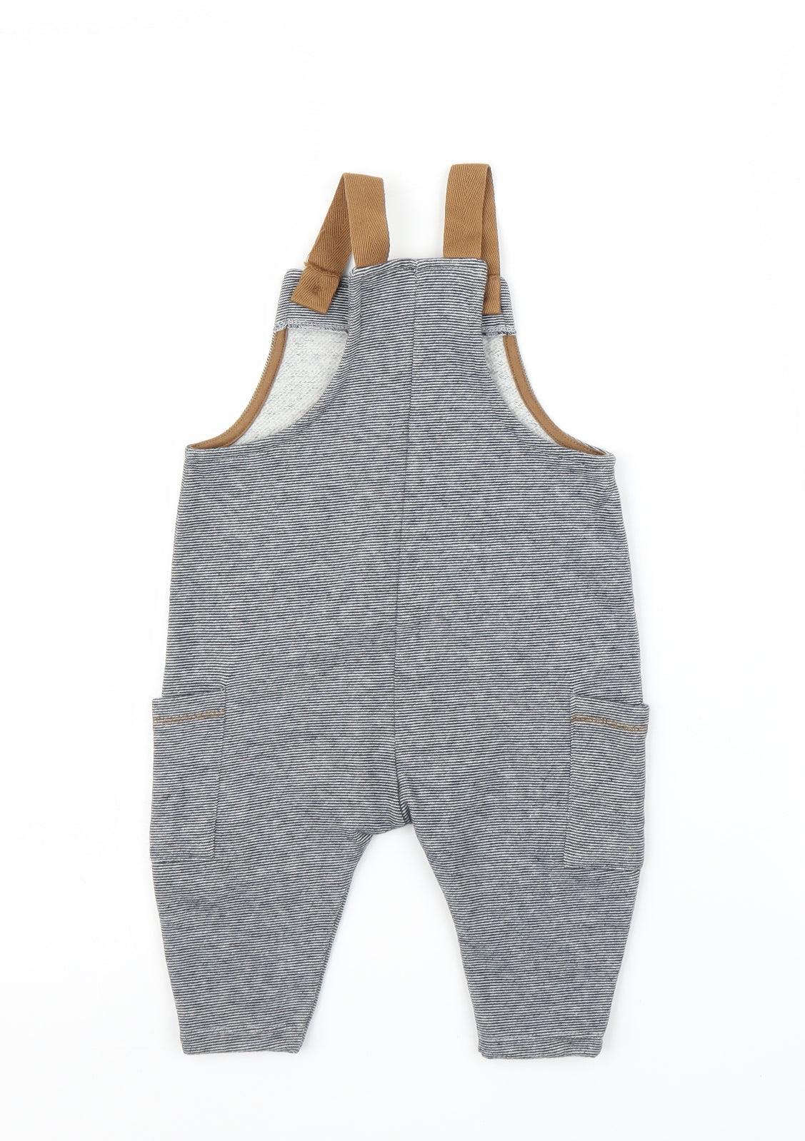 Zara Boys Grey   Dungaree One-Piece Size 9-12 Months