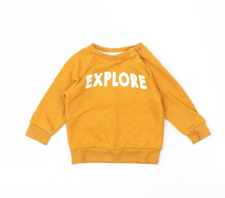 Primark Baby Yellow   Pullover Jumper Size 6-9 Months