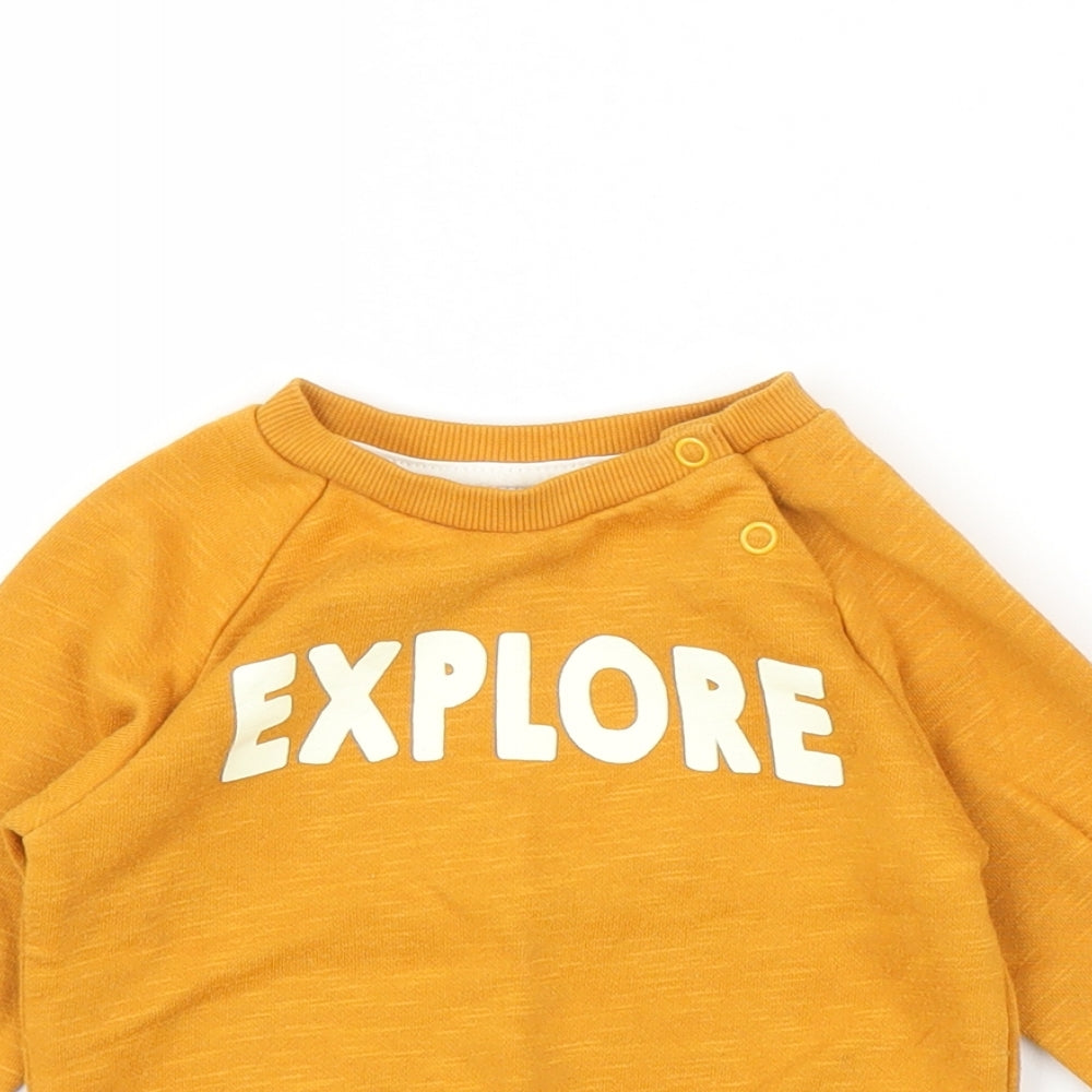 Primark Baby Yellow   Pullover Jumper Size 6-9 Months