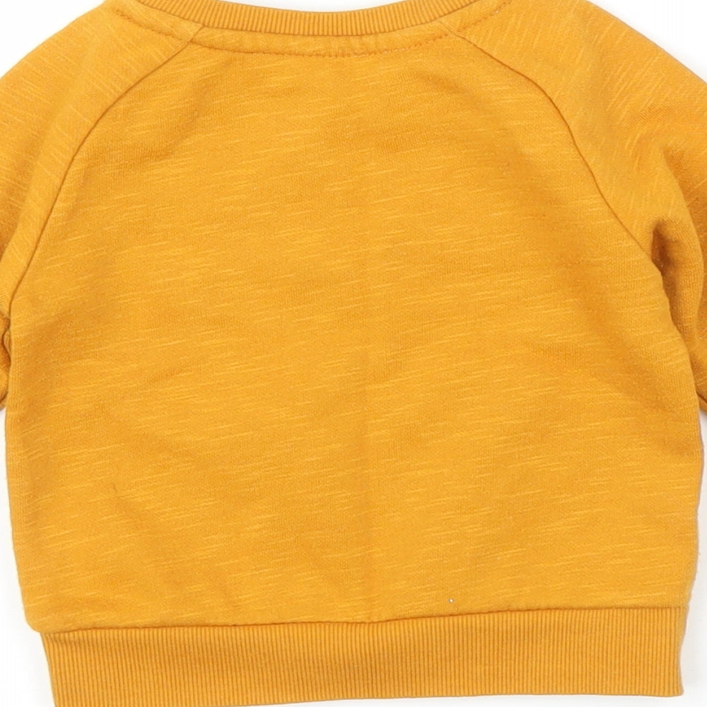 Primark Baby Yellow   Pullover Jumper Size 6-9 Months