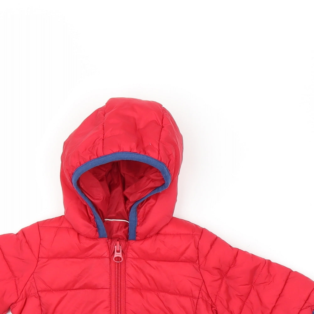 NEXT Boys Red   Puffer Jacket Coat Size 0-3 Months