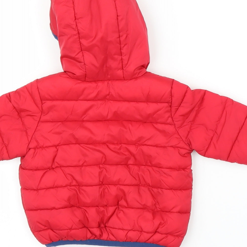 NEXT Boys Red   Puffer Jacket Coat Size 0-3 Months
