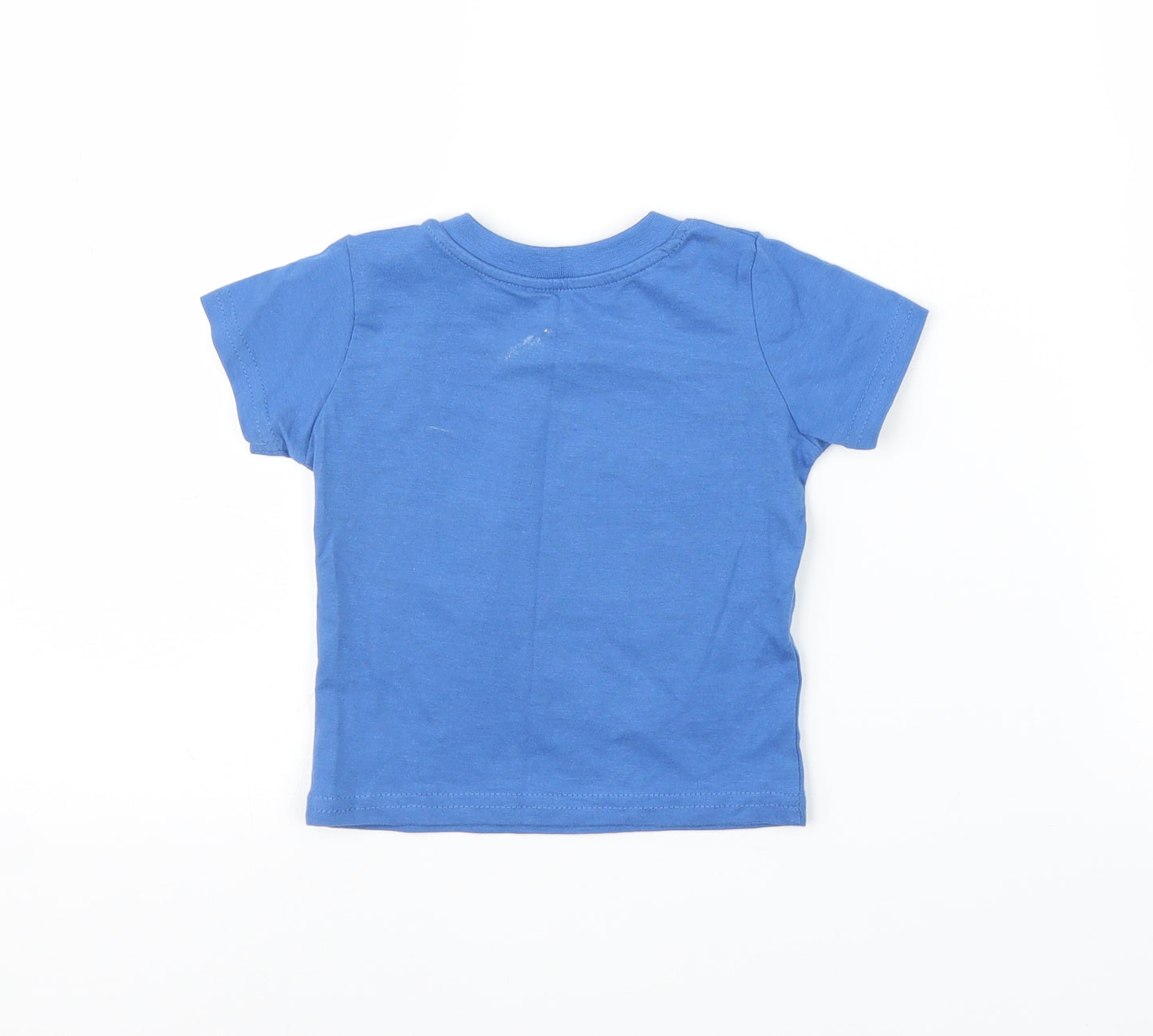 Primark Boys Blue   Basic T-Shirt Size 6-9 Months