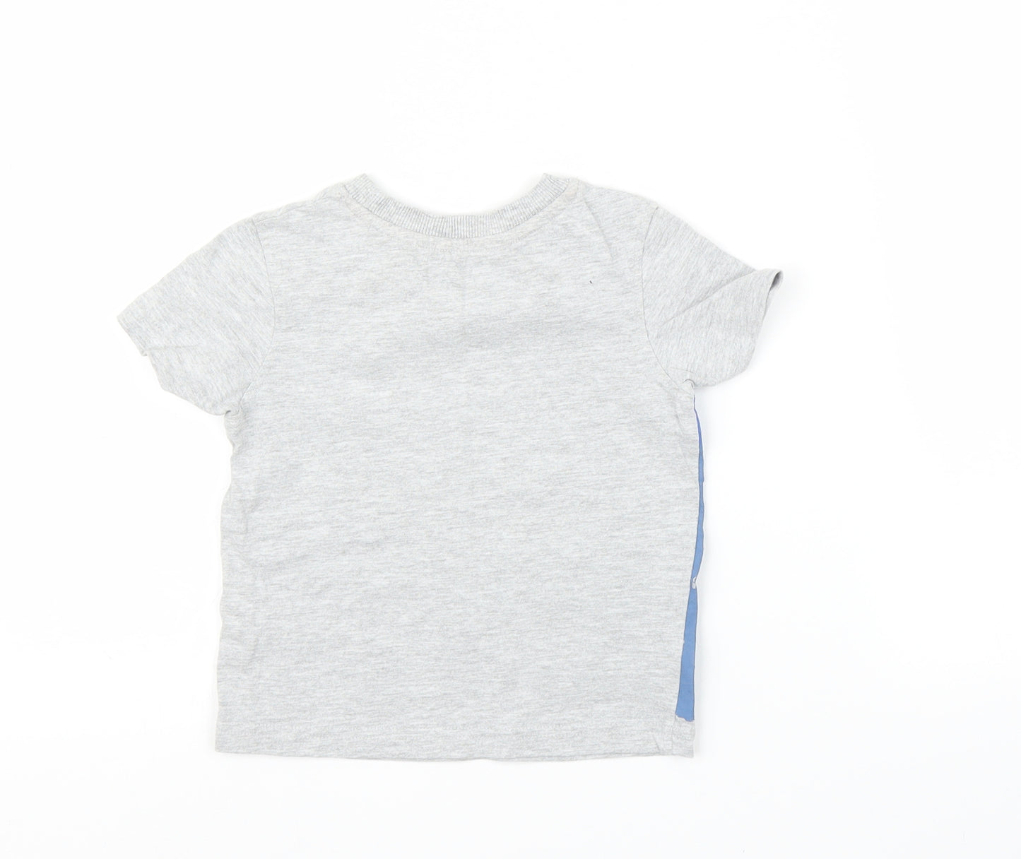 George Boys Grey   Basic T-Shirt Size 12-18 Months