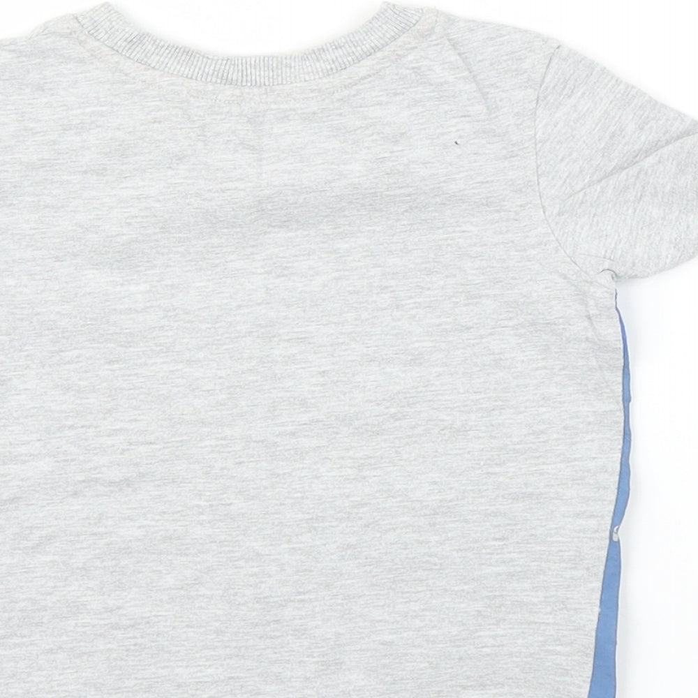 George Boys Grey   Basic T-Shirt Size 12-18 Months