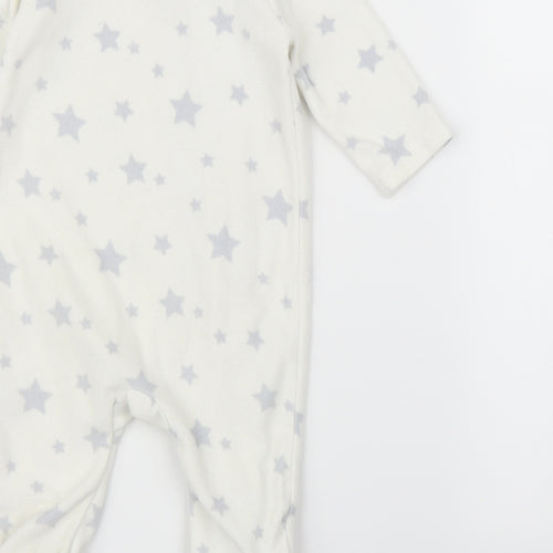 Disney Baby White   Babygrow One-Piece Size 3-6 Months  - Winnie The Pooh