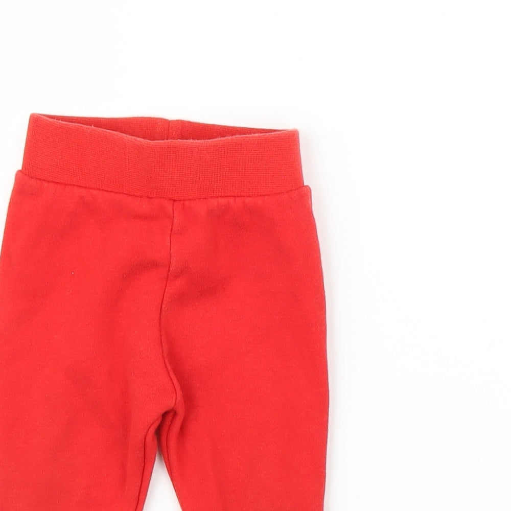 Paul Smith Boys Red   Sweatpants Leggings Size 9 Months