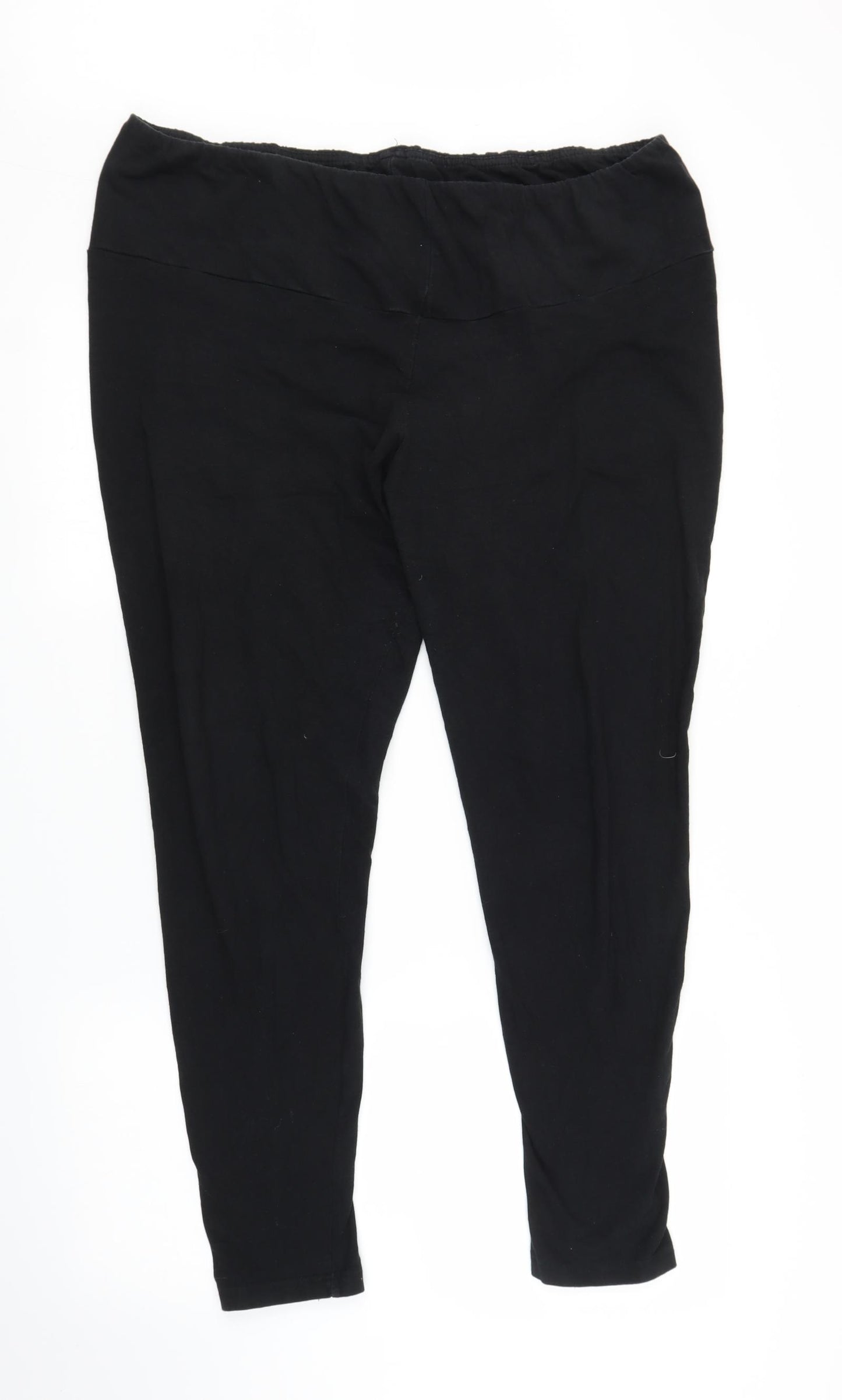 Simply Be Womens Black   Capri Leggings Size 26 L25 in
