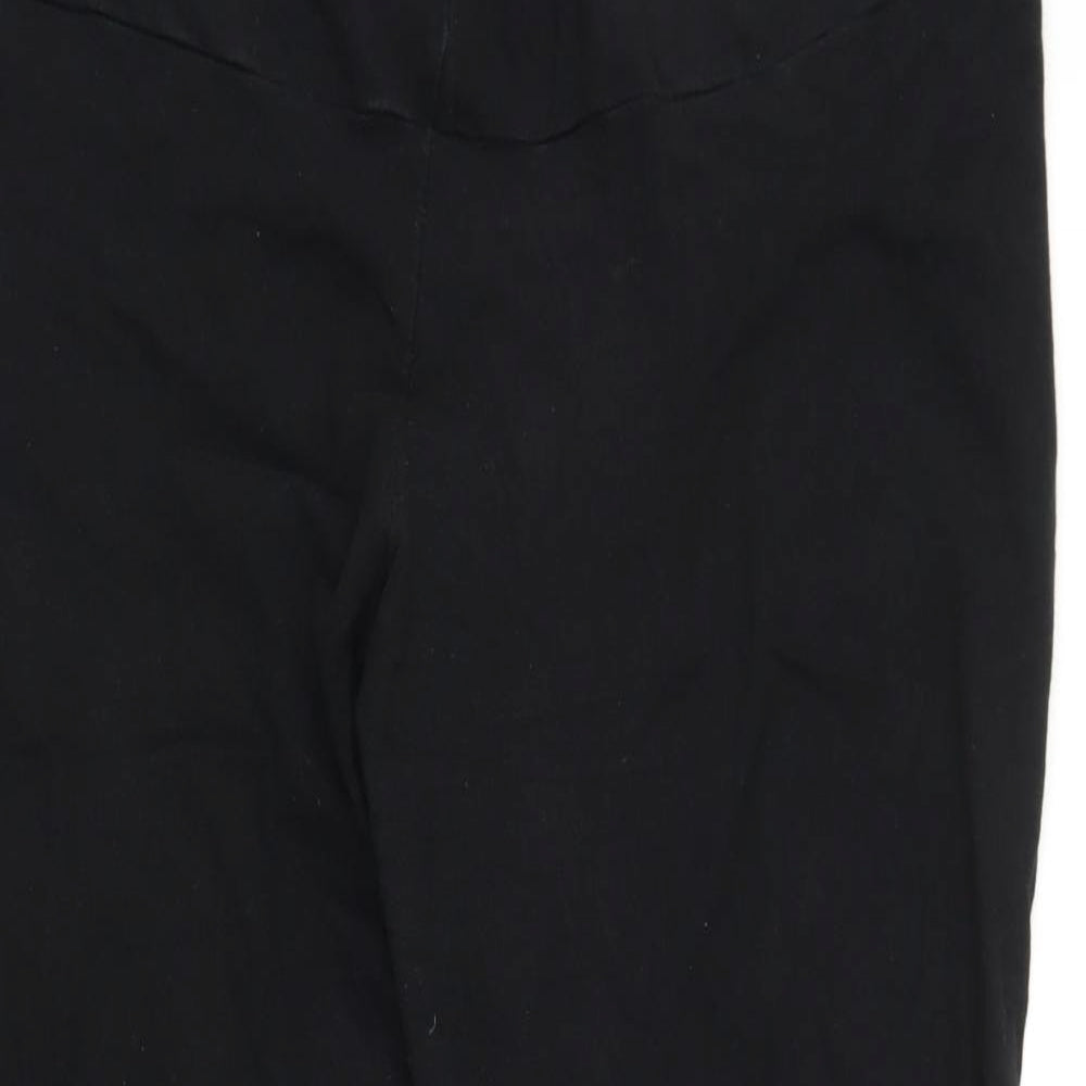 Simply Be Womens Black   Capri Leggings Size 26 L25 in