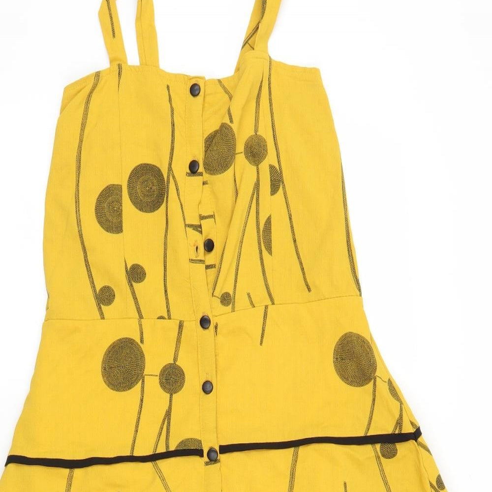 Preworn Womens Yellow   A-Line  Size S