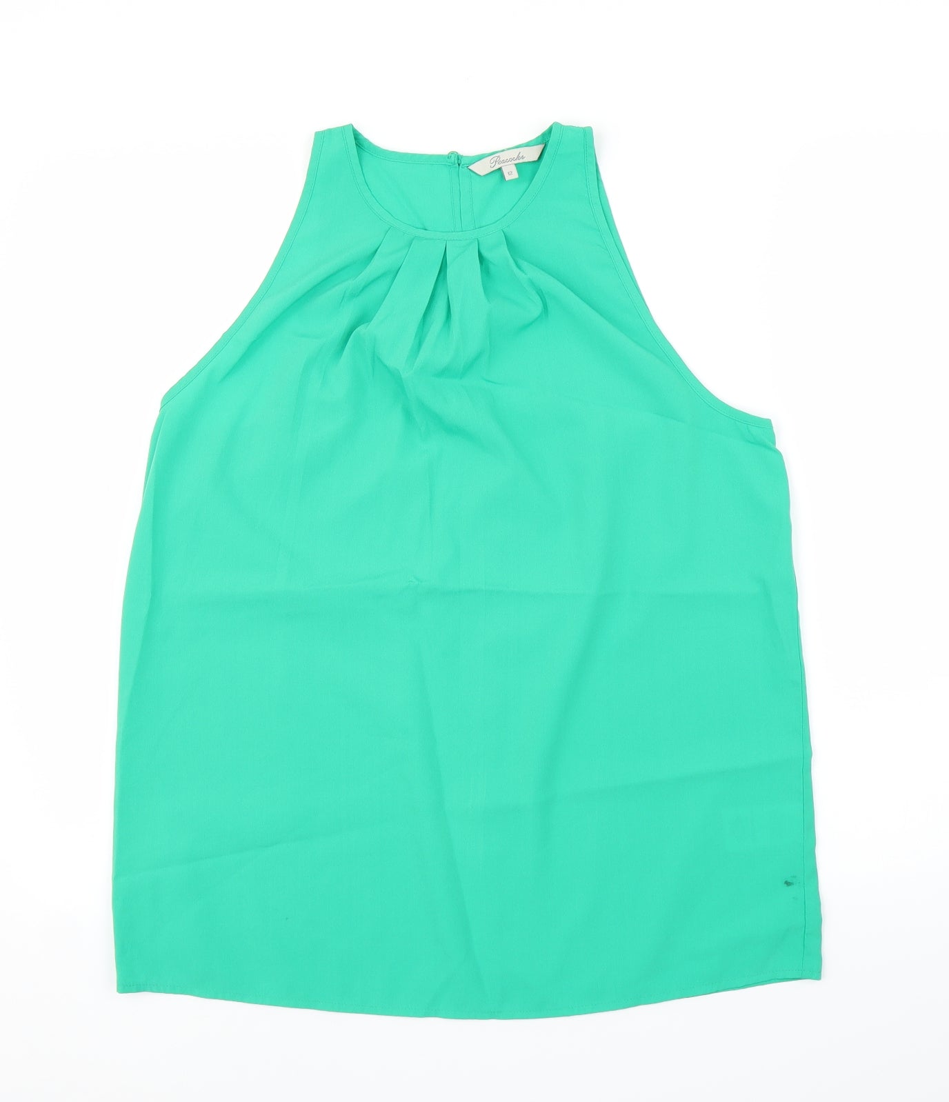 Peacocks Womens Green   Basic Blouse Size 12