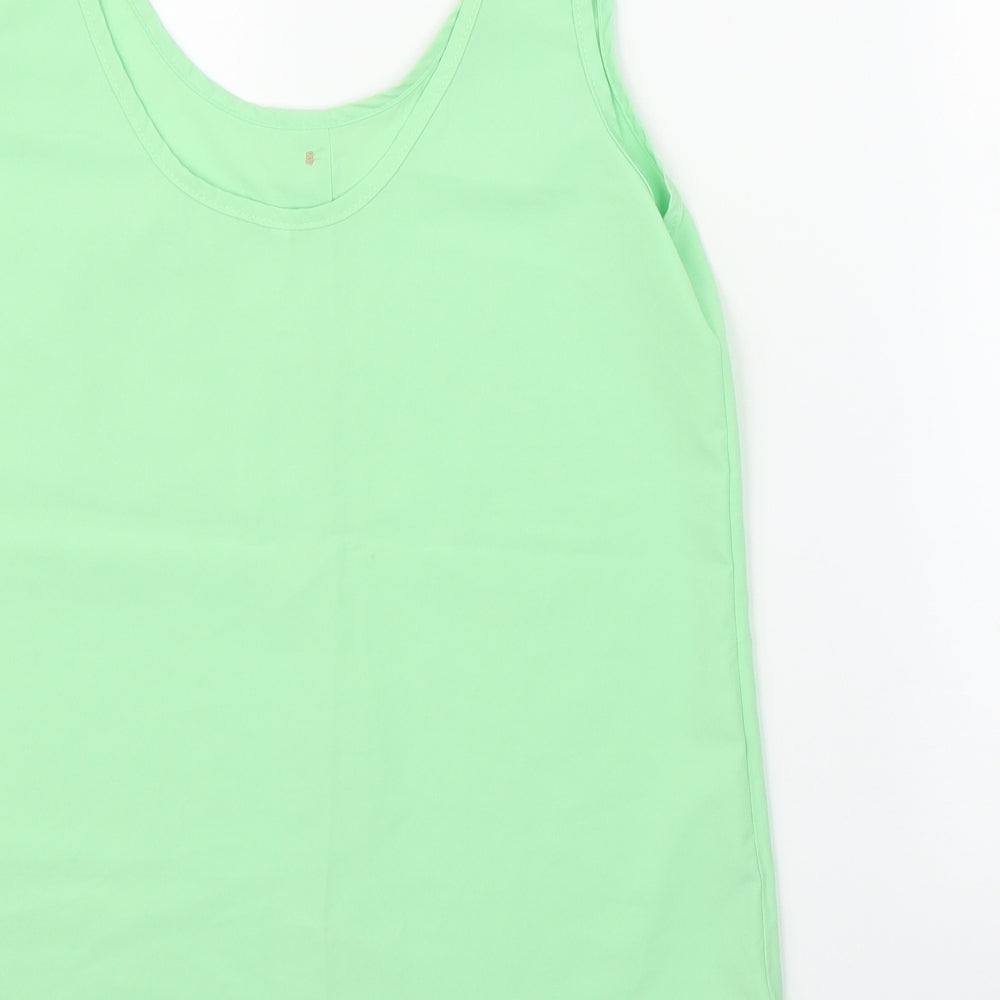 Preworn Womens Green   Basic Blouse Size M