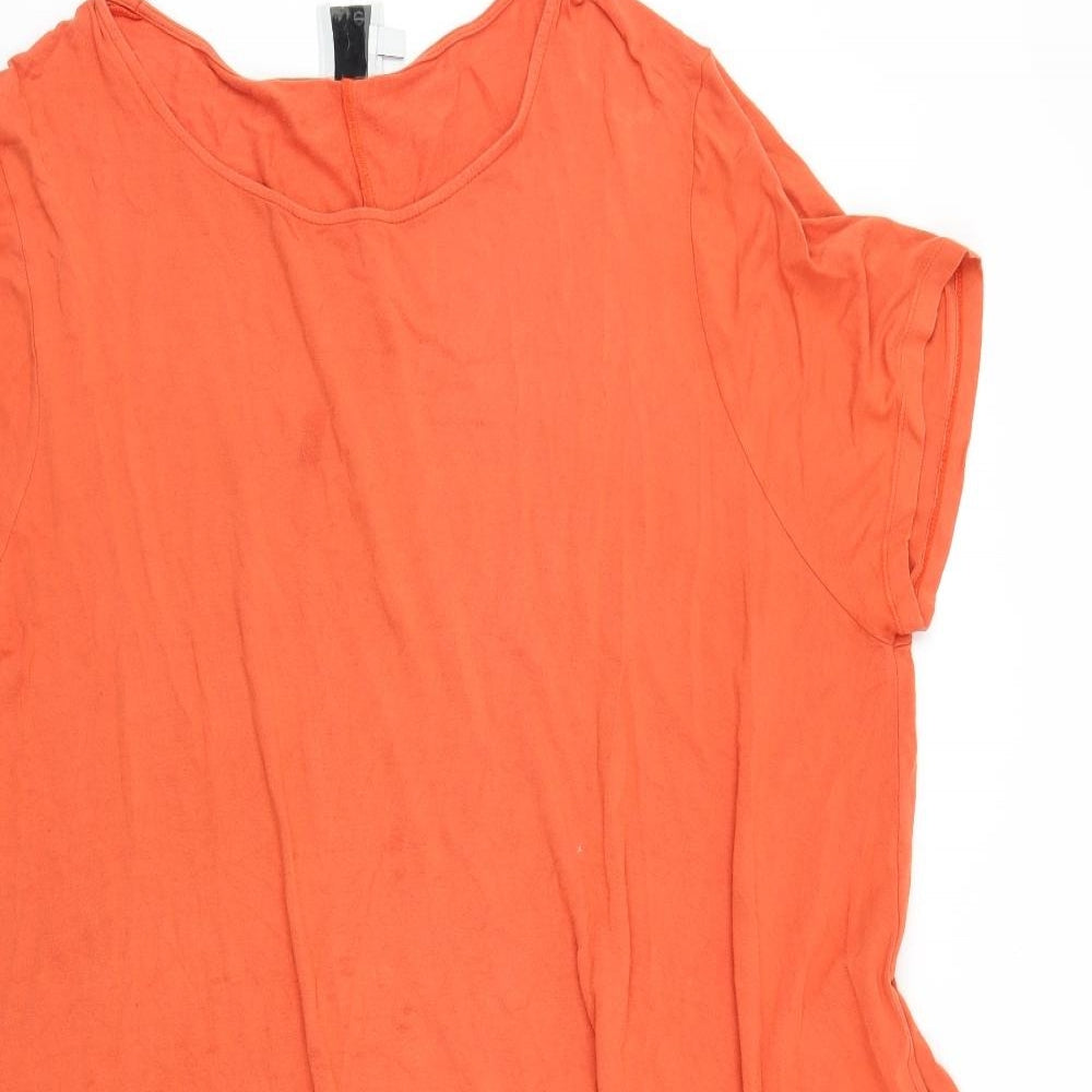 ASOS Womens Orange   Tunic Blouse Size 24