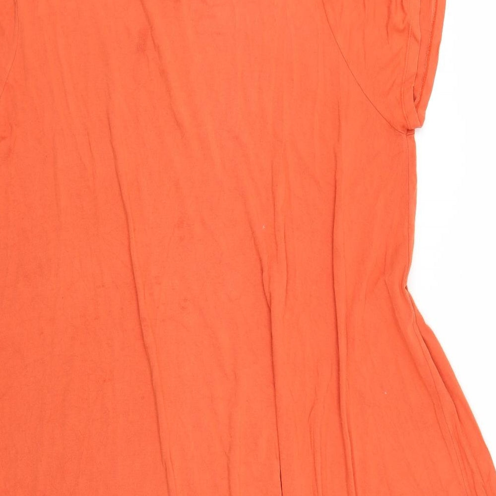 ASOS Womens Orange   Tunic Blouse Size 24