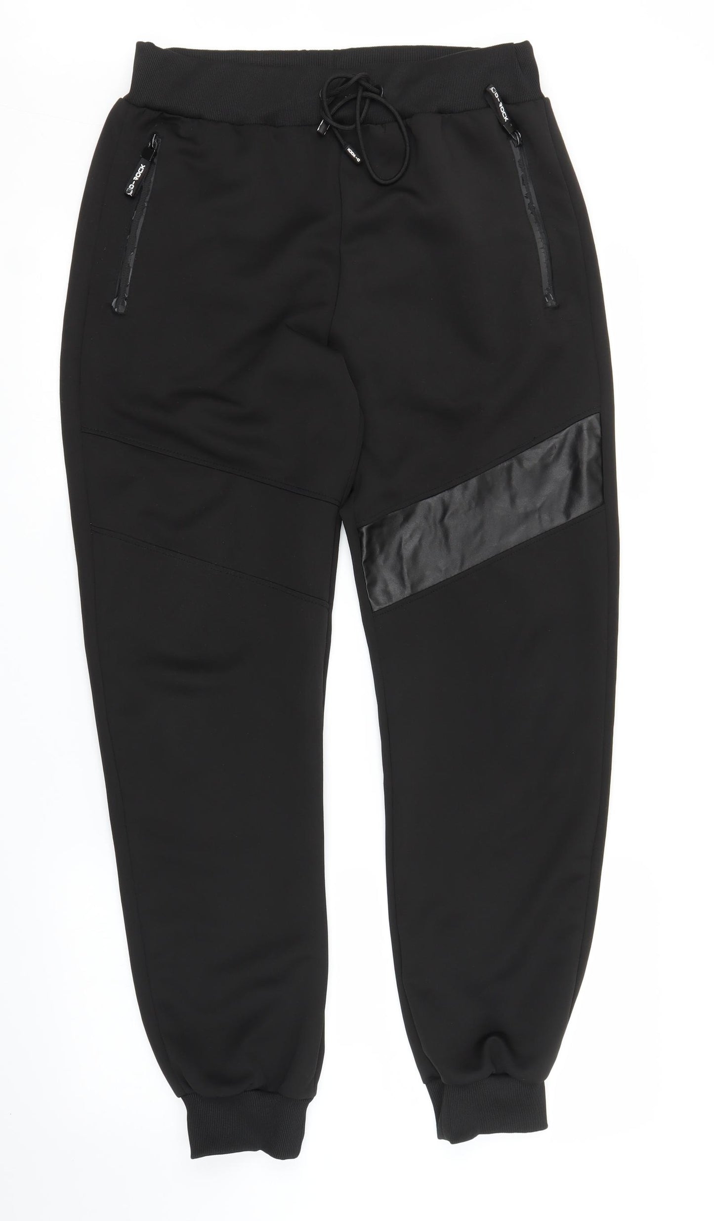 D-Rock Mens Black   Sweatpants Trousers Size L L29 in
