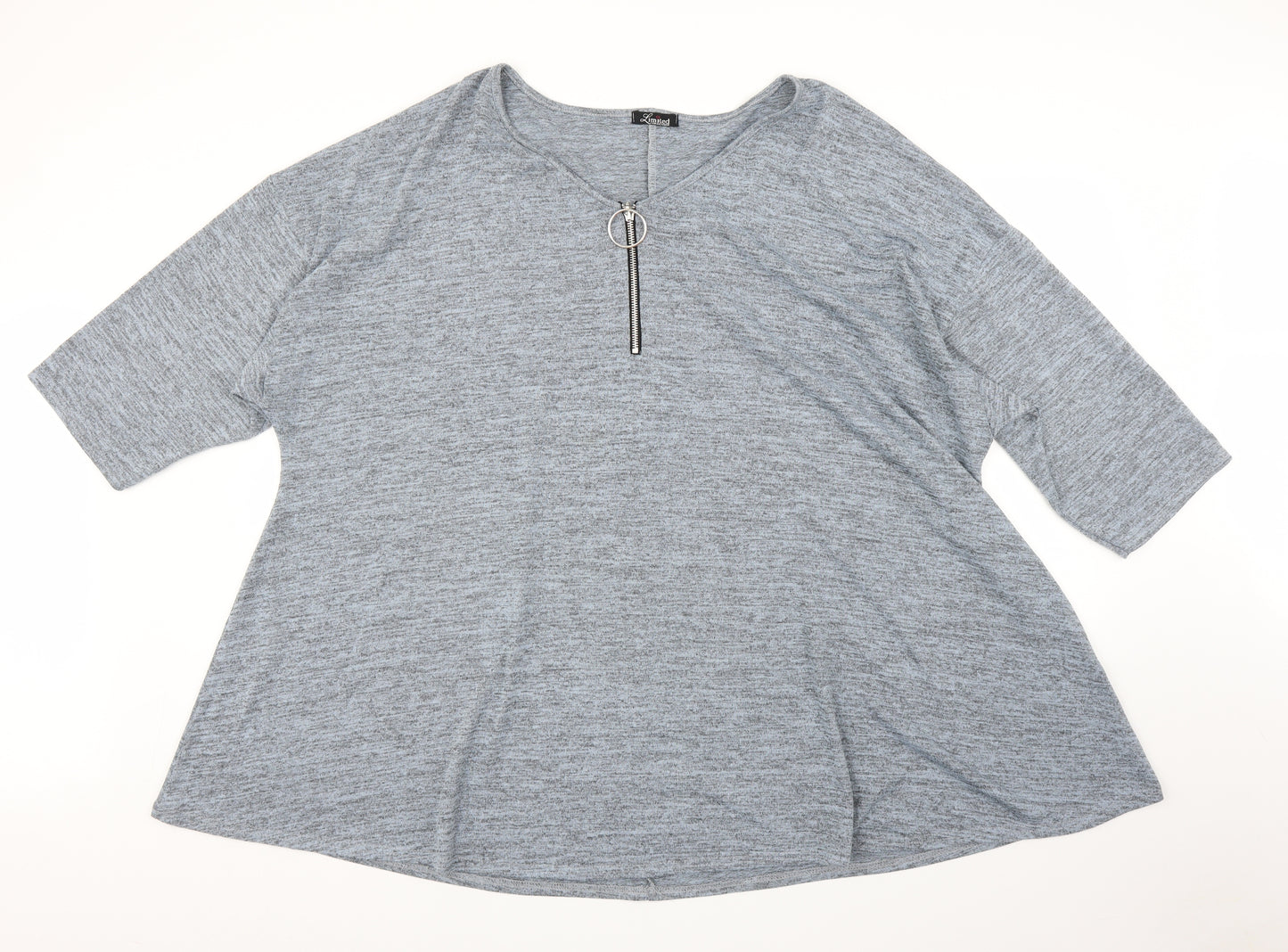 Yours Womens Grey   Basic Blouse Size 26