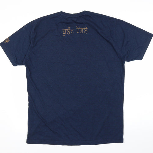 J Punjab Mens Blue    T-Shirt Size 2XL