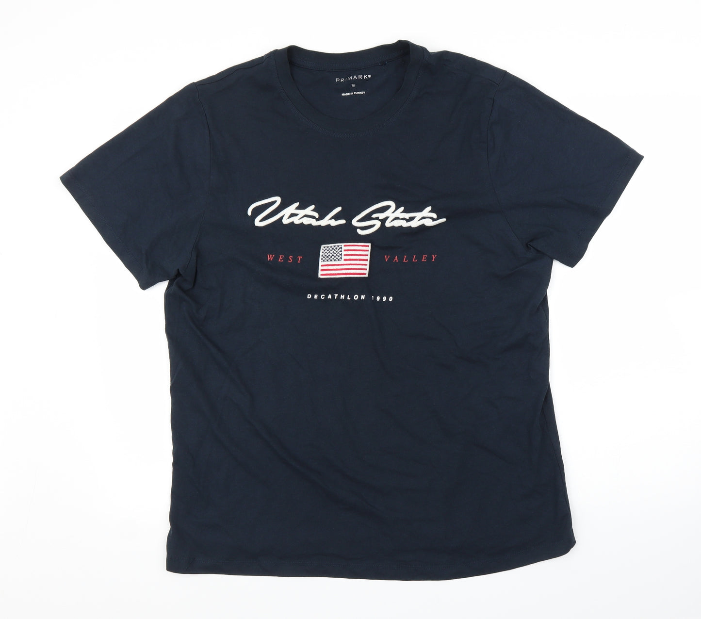 Primark Mens Blue    T-Shirt Size M