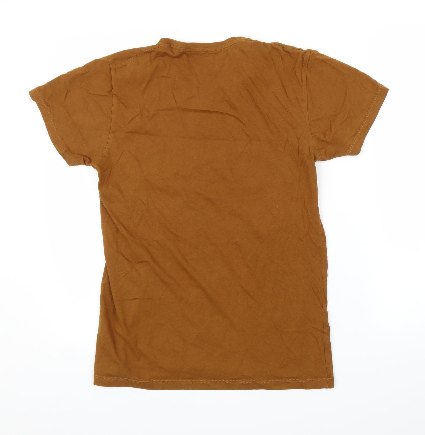 Primark Mens Brown    T-Shirt Size S