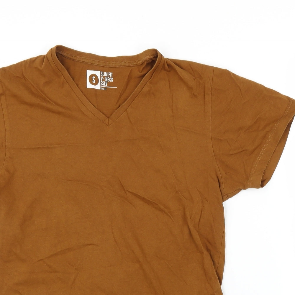 Primark Mens Brown    T-Shirt Size S